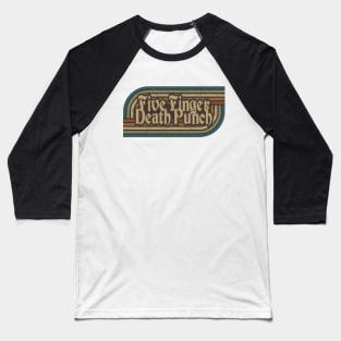 Five Finger Death Punch Vintage Stripes Baseball T-Shirt